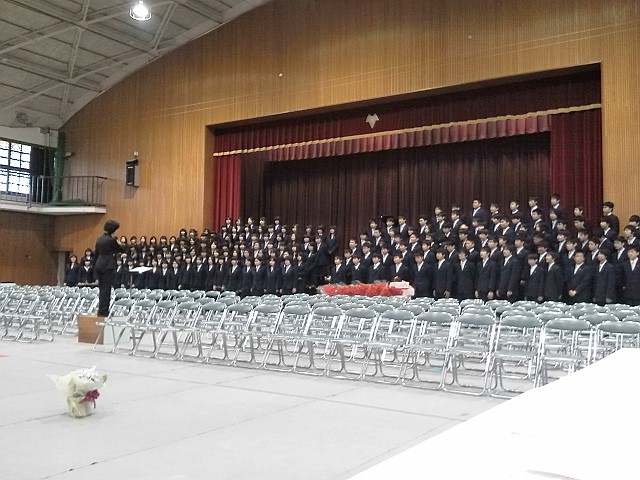 十三中卒業式