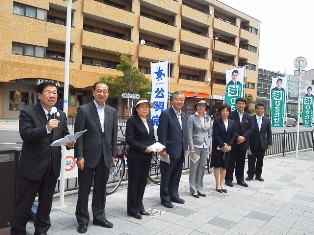 憲法記念日街頭演説会