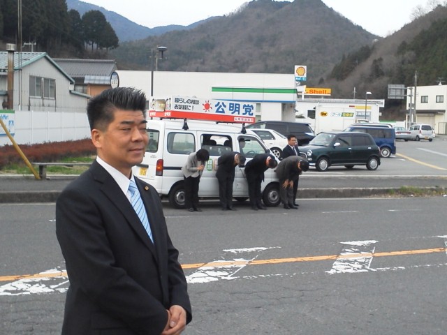 能勢街灯演説会（栗栖）